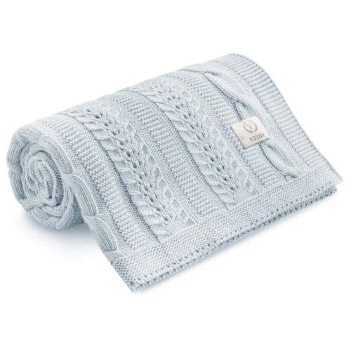 Álomszép bambusz takaró Yosoy kék - puha, lélegző, biztonságos a baba számára