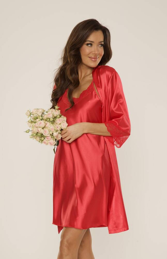 679 Synthia női ing De Lafense - piros