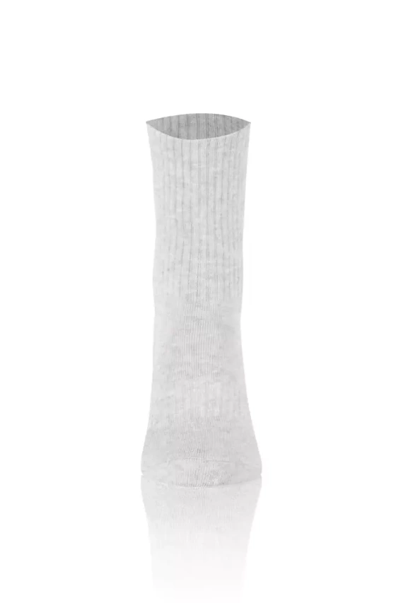 S150D Fél frottír hosszú zokni Italian Fashion - világos melange