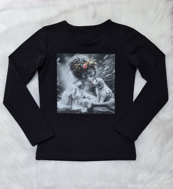 Kiss Gyermek blúz Bambarillo black- jersey | Kényelem és stílus