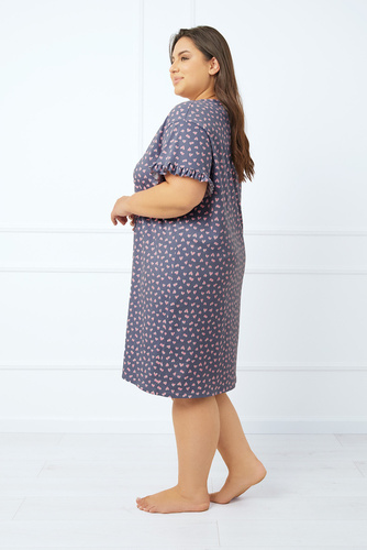 Lotte női rövid ujjú ing Olasz divat - nyomtatás