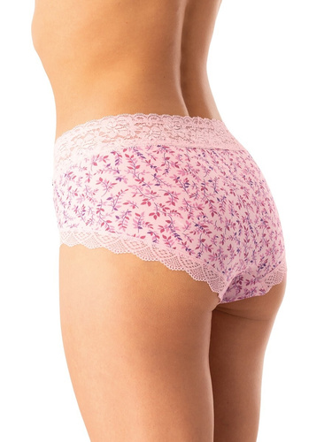 Női bugyi Key LPC 547 navy pink - pamut, kényelmes, 2 darabos szett