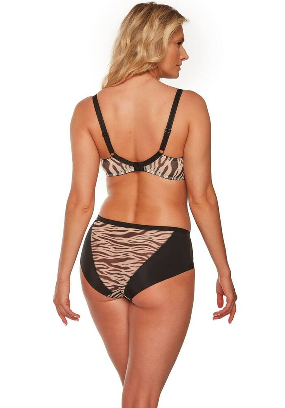 GFP 1234 Alia Női bugyi Gaia bézs fekete