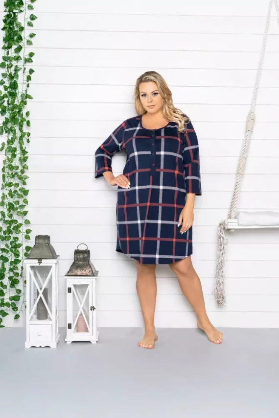 Izera női szoptatós és szoptatós 3/4 ujjú ing olasz divat - nyomtatás