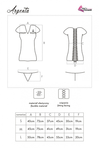 Argenta LC 90069 LivCo Corsetti divat jelmez