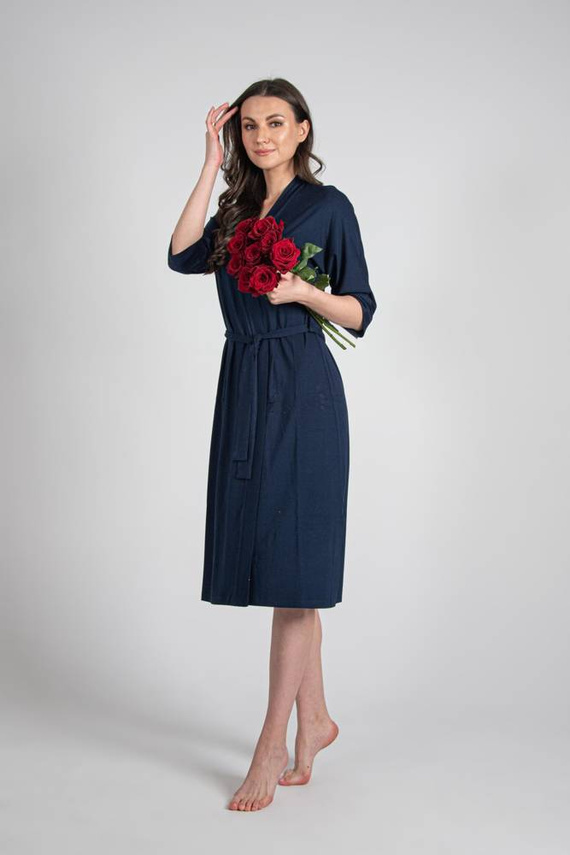 942 Visa Hosszú köntös De Lafense - tengerészkék