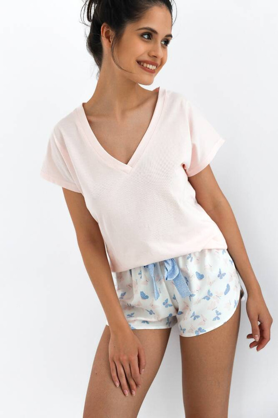 Sensis Adriana női pizsama - sárgabarack