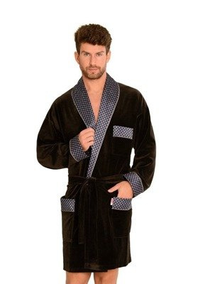 772 Bonjour férfi forex fürdőköpeny - barna