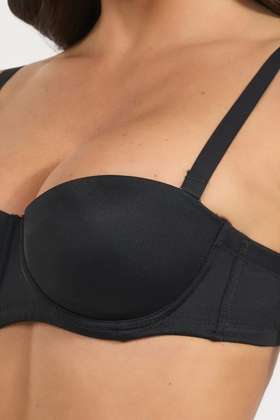 391 Melltartó Bandeau Nero Selene Merevítővel Állítható Pántokkal