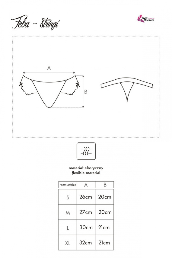 Feba Női tanga LivCo Corsetti divat