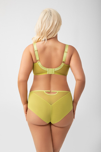 K496/2 Paradise Bra Gorsenia lime zöld - puha puha hímzéssel, elegáns fehérnemű nőknek