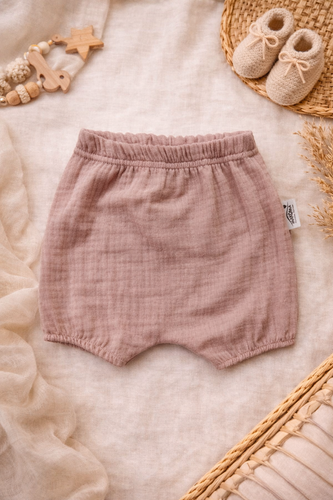 Baby Bloomers Just Muslin 40235R Makoma pink- muszlin 100% pamut, elasztikus pánton