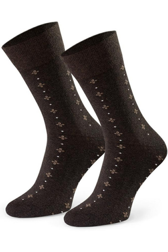 Férfi zokni Steven Suitline art.056 barna melange 257- elegáns design, mindennapi kényelem