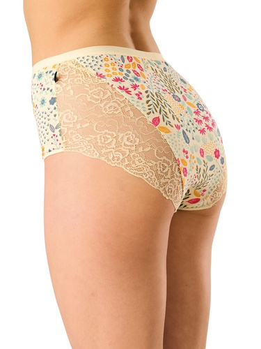 LPF 570 női maxi bikini bugyi pamutból csipkével – 2 darabos csomag