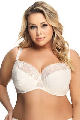 Gorsenia K 357 Blanca Félpárnás melltartó nagy méret - ekrü - ekrü
