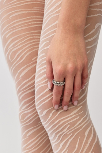 Gabriella Savana 20 den harisnyanadrág zebra mintás vékony