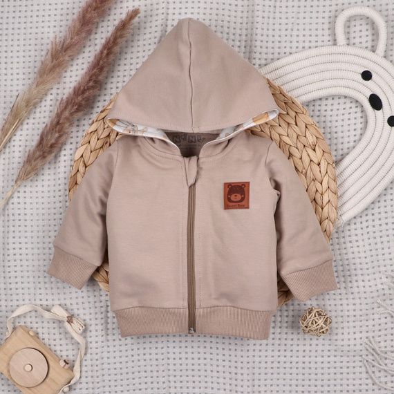 ABN-5516 Sky Journey Nini gyermek pulóver - organikus pamut, kényelmes szabásvonal