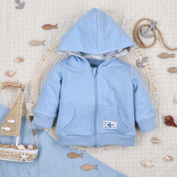 ABN-5459 Sea Of Joy Nini gyermek pulóver - organikus pamut, kényelmes szabású