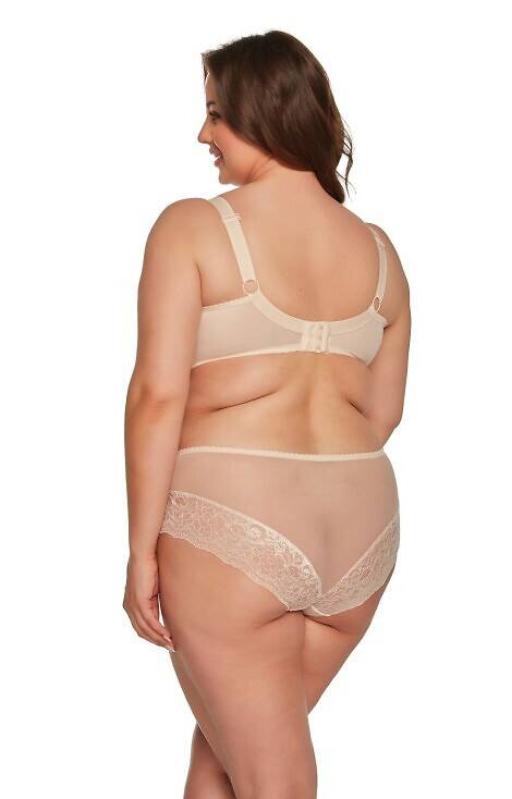 BS 1207 Hannah Maxi Gaia félig párnázott melltartó - bézs színben