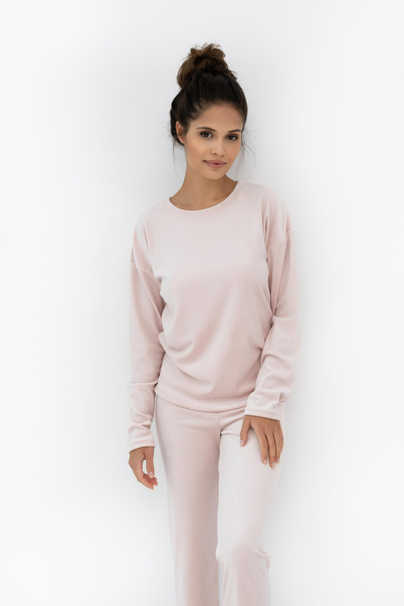 Harmony Velour pizsama Homewear Sensis - lengyel gyártmány, hosszú ujjú és nadrágos pizsama