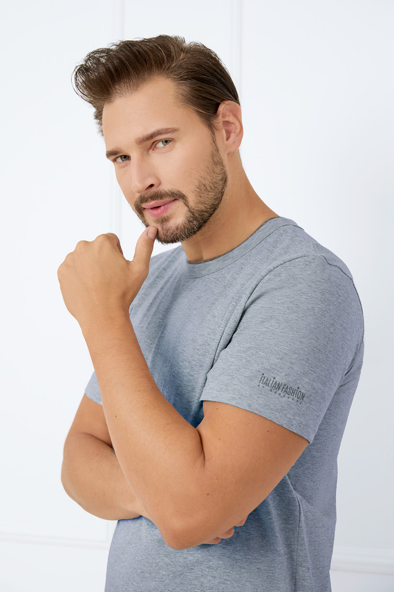 Krystian Férfi rövid ujjú pizsama, rövidnadrág Olasz divat - melange