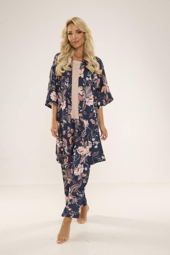 722 Lurdes Női pizsama De Lafense - sötétkék