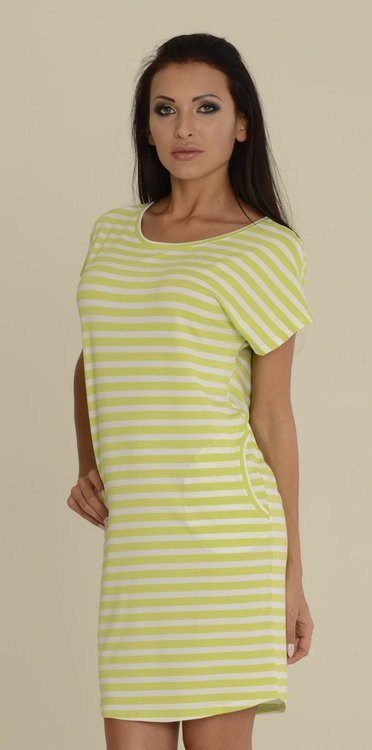 539 Jovite hálóing kr. ujj - lime+fehér