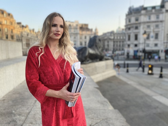 457 Milagros Női rövid köntös Forex - piros