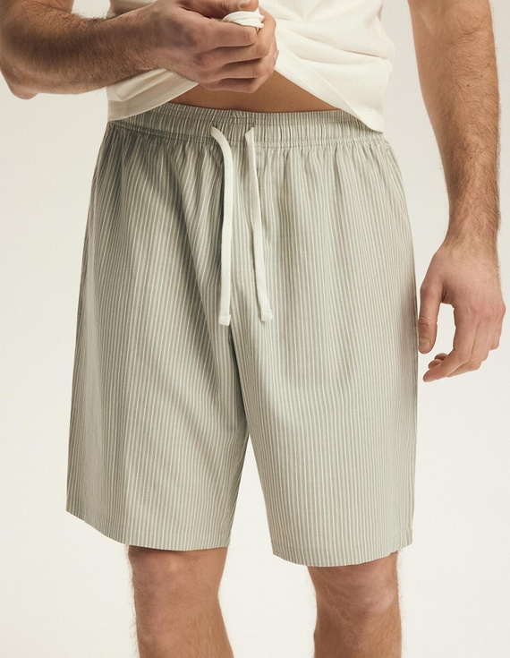 Henderson 43454 Nigri férfi pizsama krém – 100% pamut, nyári