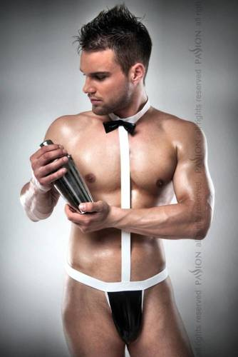 021 Férfi bodysuit Passion fekete