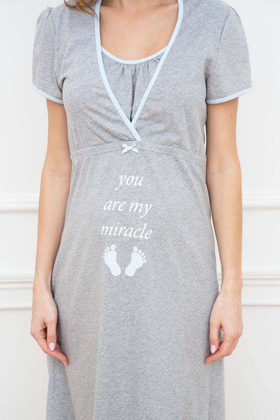 Carlina Terhesség és szoptatás fehérnemű Italian Fashion - melange/kék