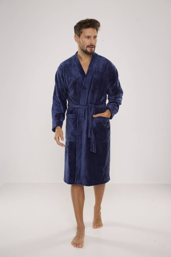 391 Hugo férfi fürdőköpeny De lafense - denim