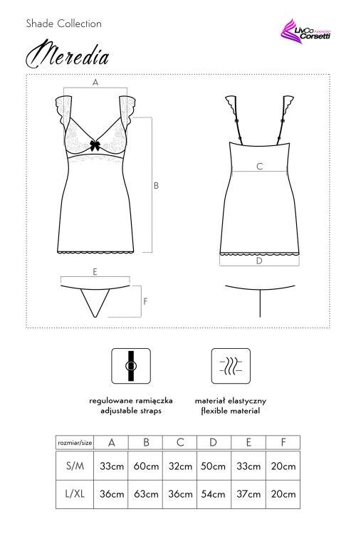 Meredia LC 11247 Női kétrészes szett LivCo Corsetti Fashion