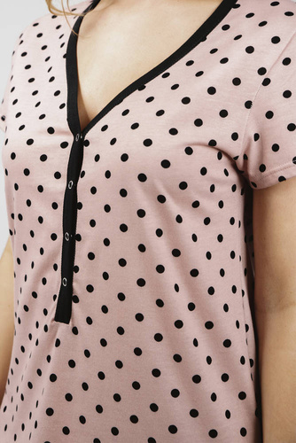 Buscato rövid ujjú hálóing Olasz divat - print