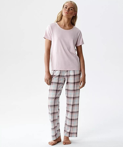 Atlantic NLP-513 női pizsama modal és pamut rövid ujj mintás nadrág