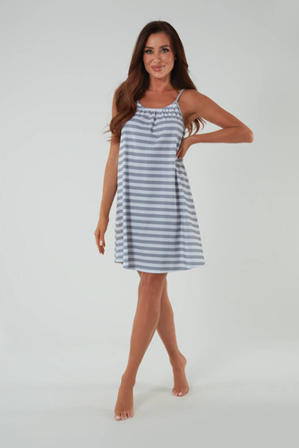 Bari hálóing, keskeny pántos olasz divat - print