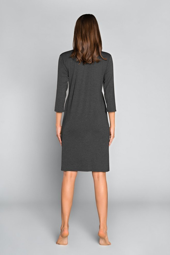 Italia Fashion terhesség és szoptatás 3/4 ujjú szonáta - sötét melange/zöld