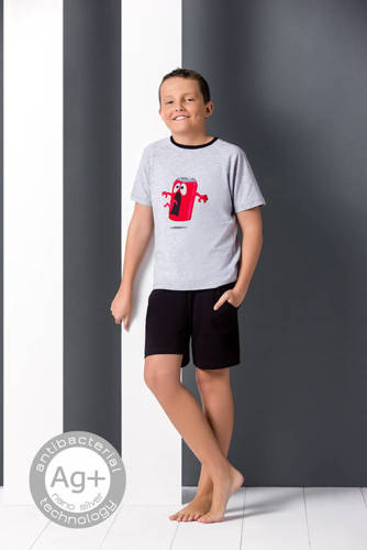 PY2020 Fiú pizsama Passion szürke