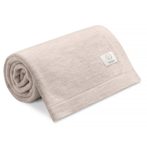 Tokyo merinó gyapjú takaró Yosoy cappuccino - természetes, hipoallergén, csecsemők számára