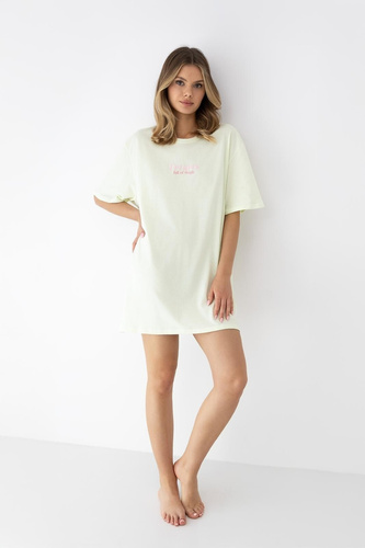 Savanna Sensis lime női hálóing pamut könnyű kényelmes