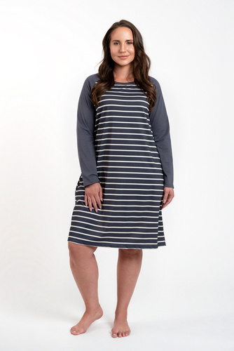 Oda hálóing Olasz divat - grafit nyomtatás