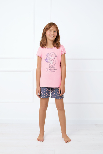 Lotte Lányok pizsamája Italian Fashion - rózsaszín/nyomatos