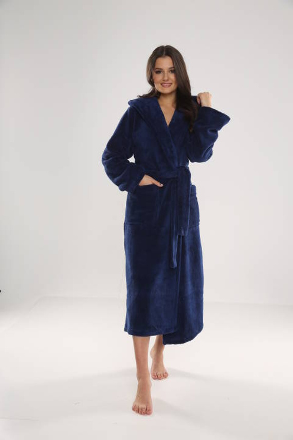 807 Luna II Női hosszú női köntös Forex - sötétkék