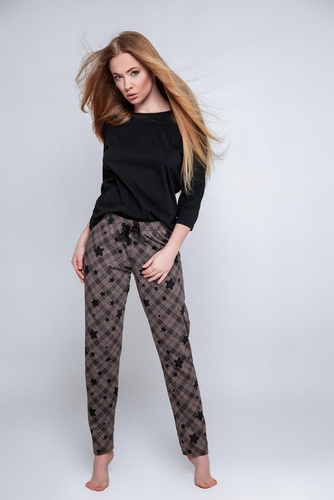 Sensis Reach For The Stars Női pizsama - fekete-barna