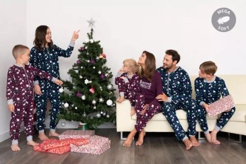 Sid Gyermek pizsama olasz divat - bordó mintás