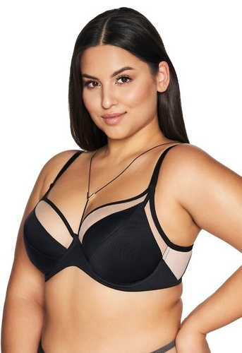 2136 Ava puha melltartó - fekete