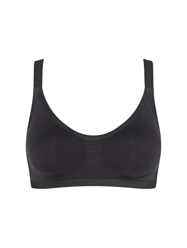 sloggi ZERO Feel Air varrásmentes bralette, könnyű és légáteresztő black