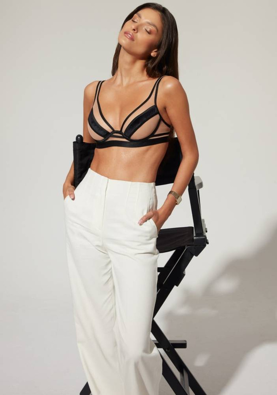 SC-932 Lou Soft melltartó Kinga fekete