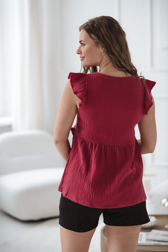 Milky Butterfly Terhességi és szoptatós blúz - kényelem és stílus Milk&Love málna