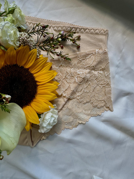 530 Iness Magasított alsónadrág De lafense - bézs